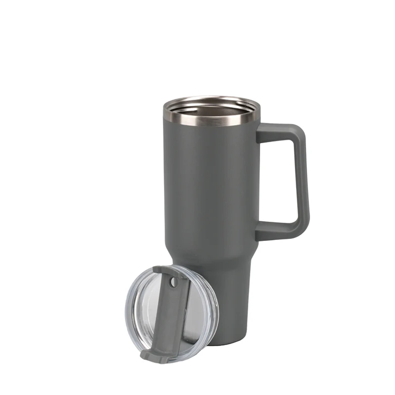 Olsen Home termokop med sugerør grå 1200 ml