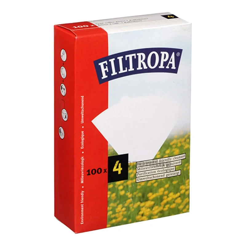 Filterpapir Melitta-stil Ubleget 1x4 100 stk