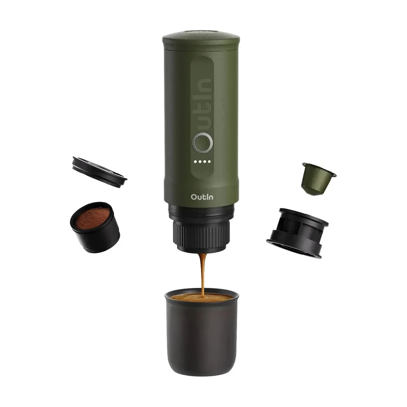 Nano bærbar Espresso brygger - skovgrøn