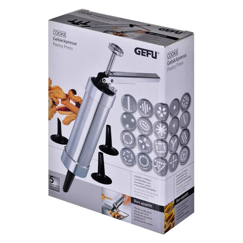 GEFU COOKIE sprøjtepistol m/tilbehør