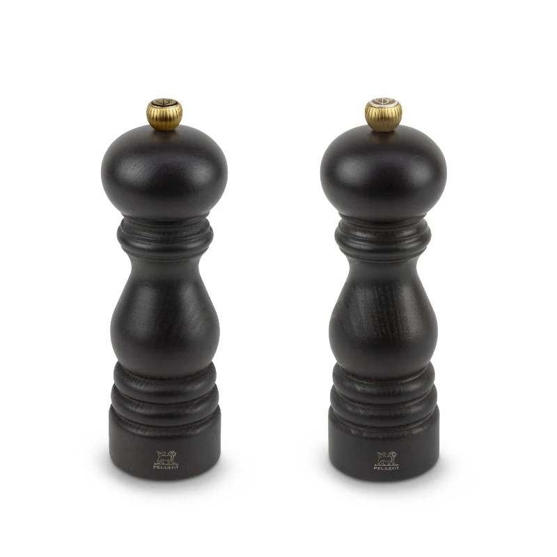 Peugeot Paris salt- og peberkværnsæt chokolade H 18 cm
