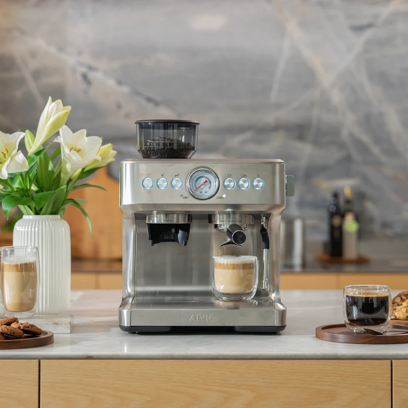 AIVIQ Aspire Core - Espressomaskine med Kaffekværn - AME-251S