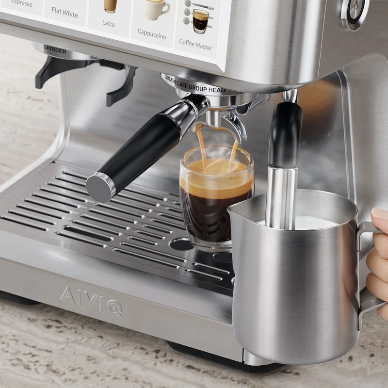 AIVIQ Aspire Expert - Espressomaskine med Kaffekværn - AME-781S