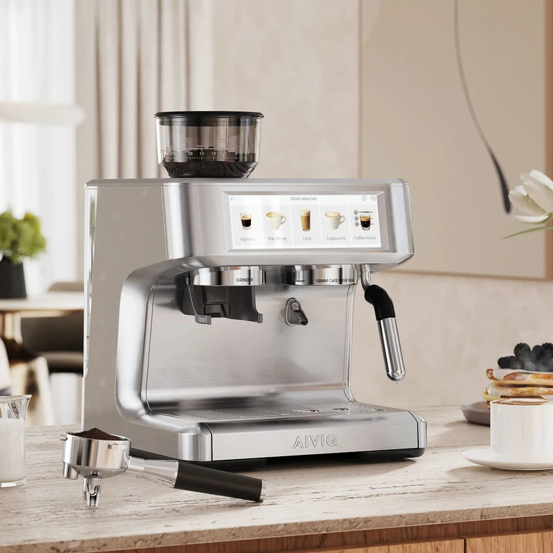 AIVIQ Aspire Expert - Espressomaskine med Kaffekværn - AME-781S