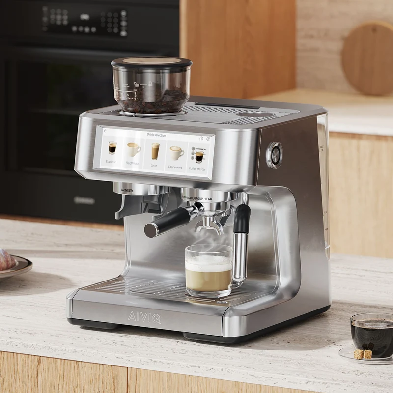 AIVIQ Aspire Expert - Espressomaskine med Kaffekværn - AME-781S