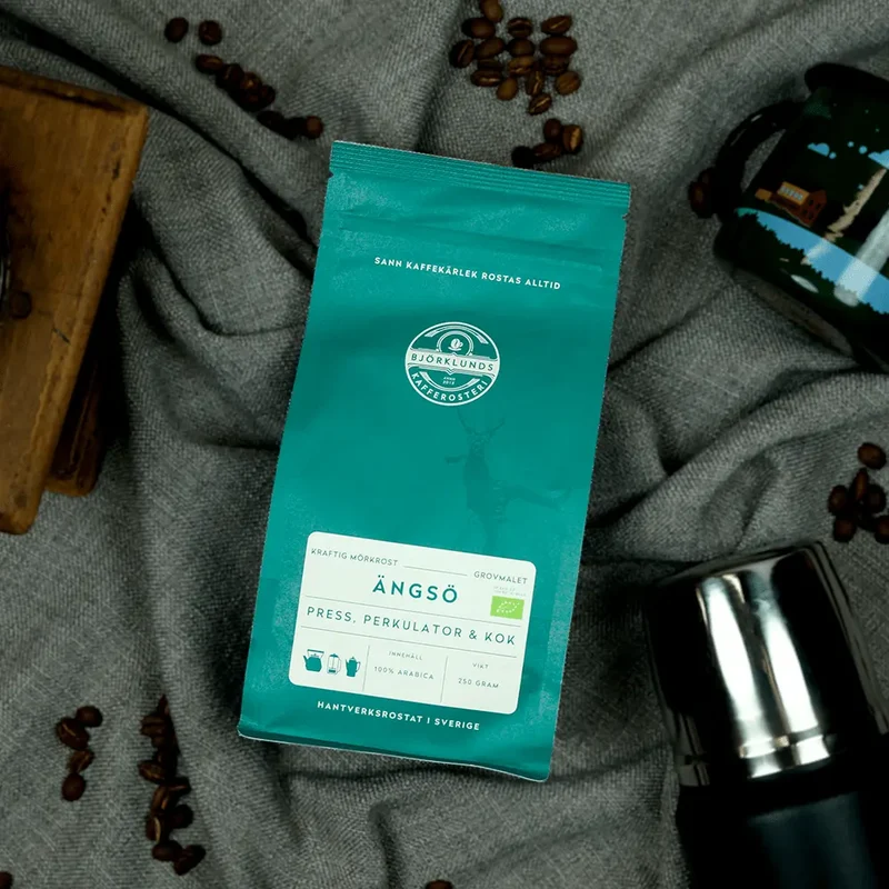 Kaffe Ängsö EKO – kogekaffe til friluftsliv