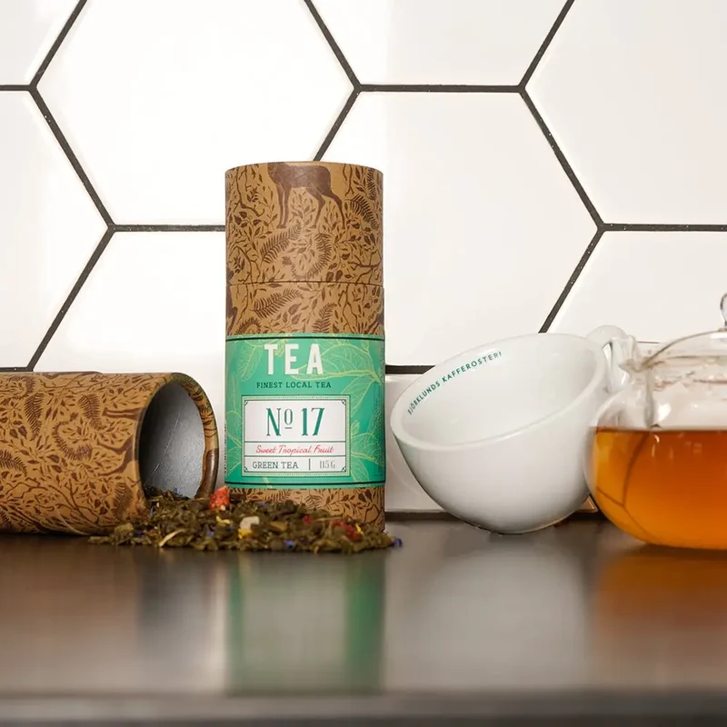 Björklunds Blend Nr. 17 – Sød Tropisk Frugt grøn Sencha te