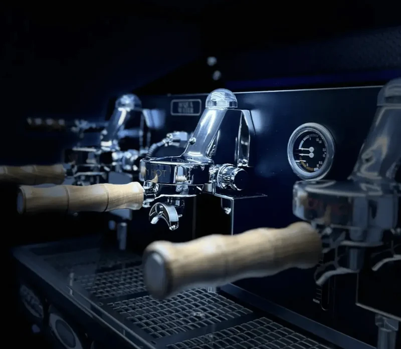 La Nuova Era Altea Anniversario 2-gruppers kommerciel espressomaskine (Leje)