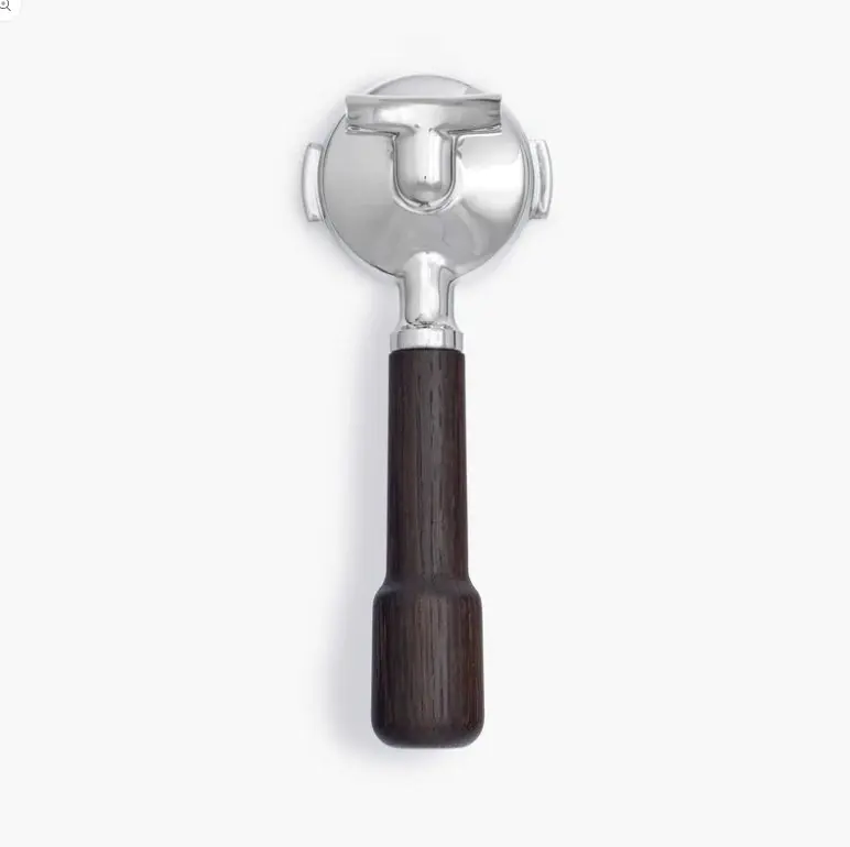 Træ Portafilter 58 mm dobbelt tud