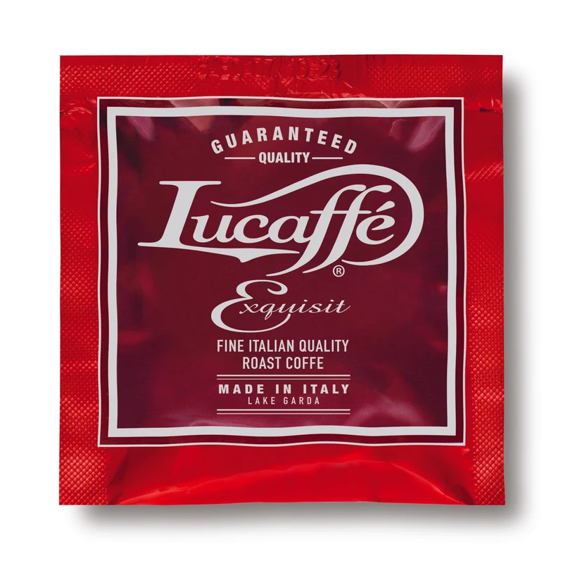 Premium Italiensk kaffe. Lucaffe Exquisit kaffe pods 50 stk.