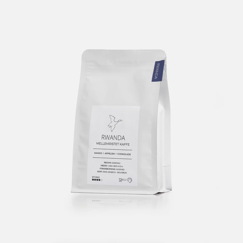 Mellemristet kaffe fra Rwanda