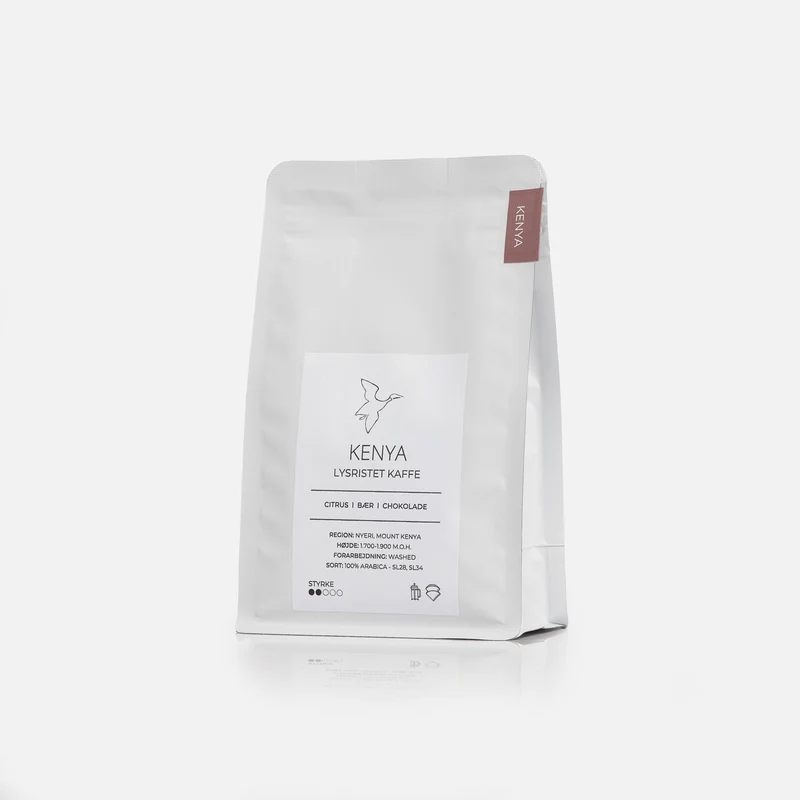 Lysristet kaffe fra Kenya