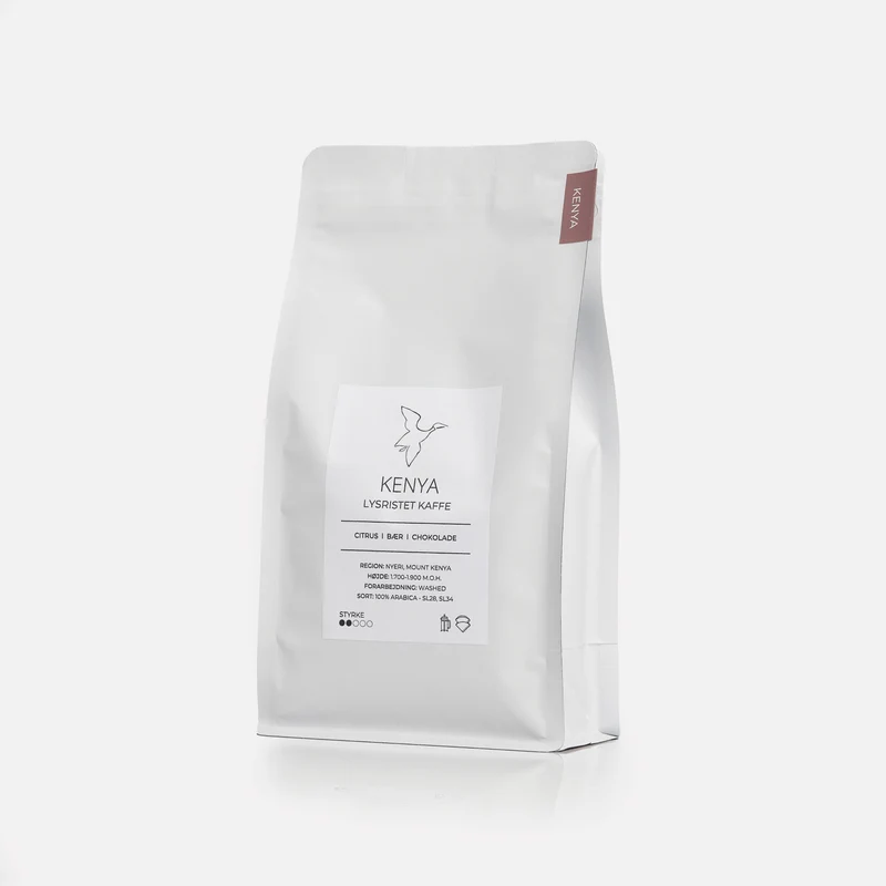 Lysristet kaffe fra Kenya