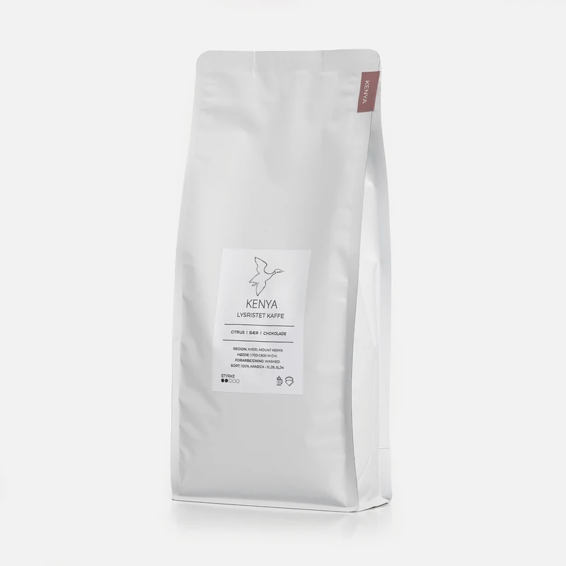 Lysristet kaffe fra Kenya