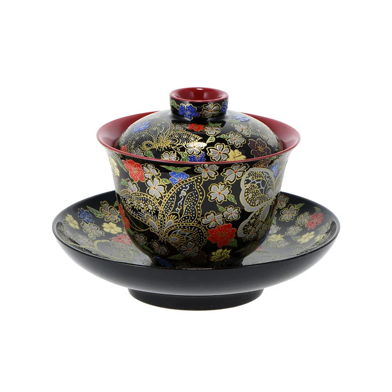 Gaiwan med Sommerfuglemønster