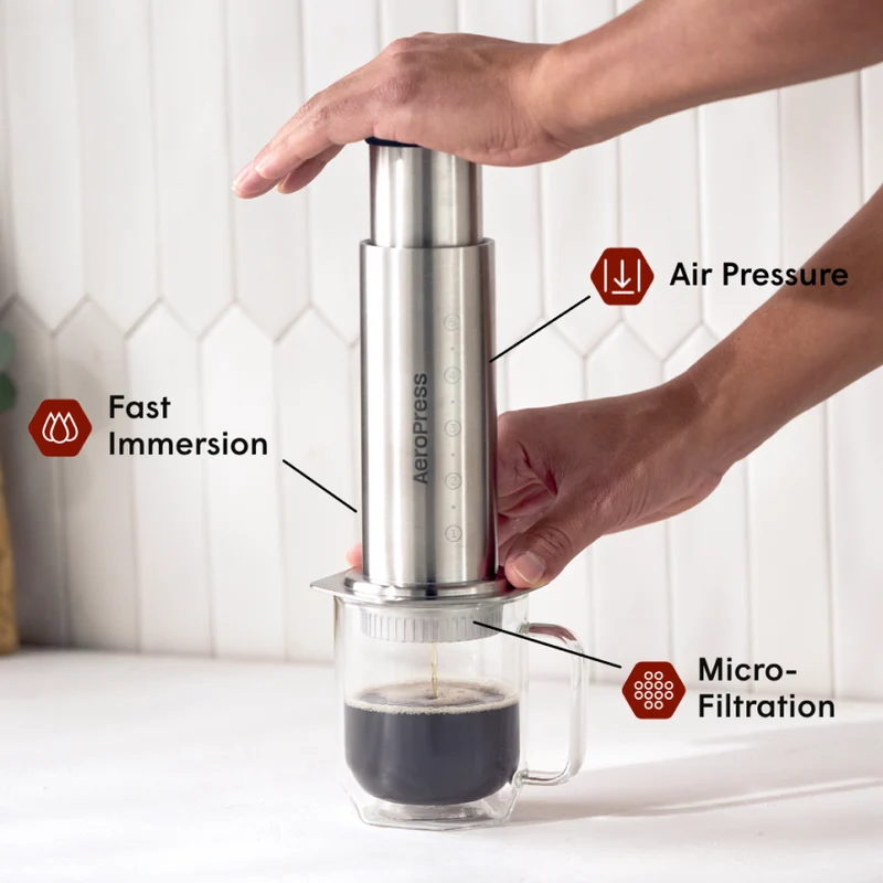 Steel Stainless Coffee Press