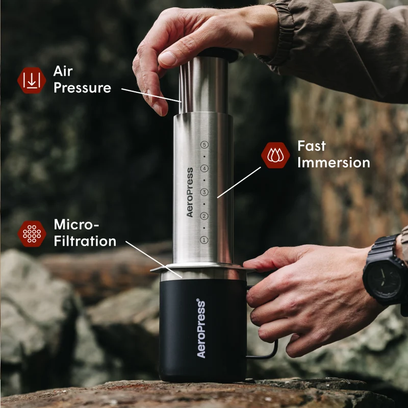 Steel Stainless Coffee Press