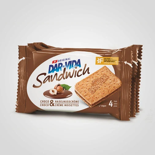 Cracker Sandwich Choco & Haselnuss crème