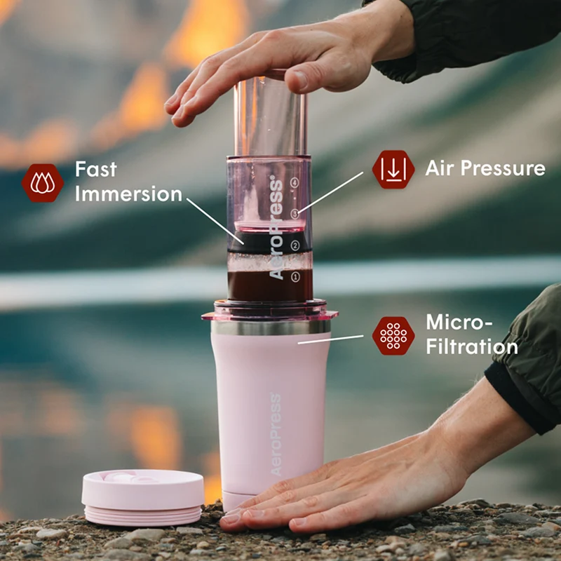 AeroPress Go Plus - Pink
