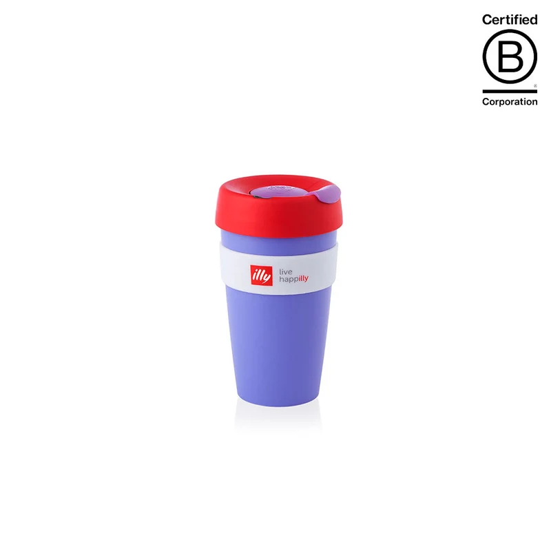 illy KeepCup Reusable Coffee Cup 16oz lilla