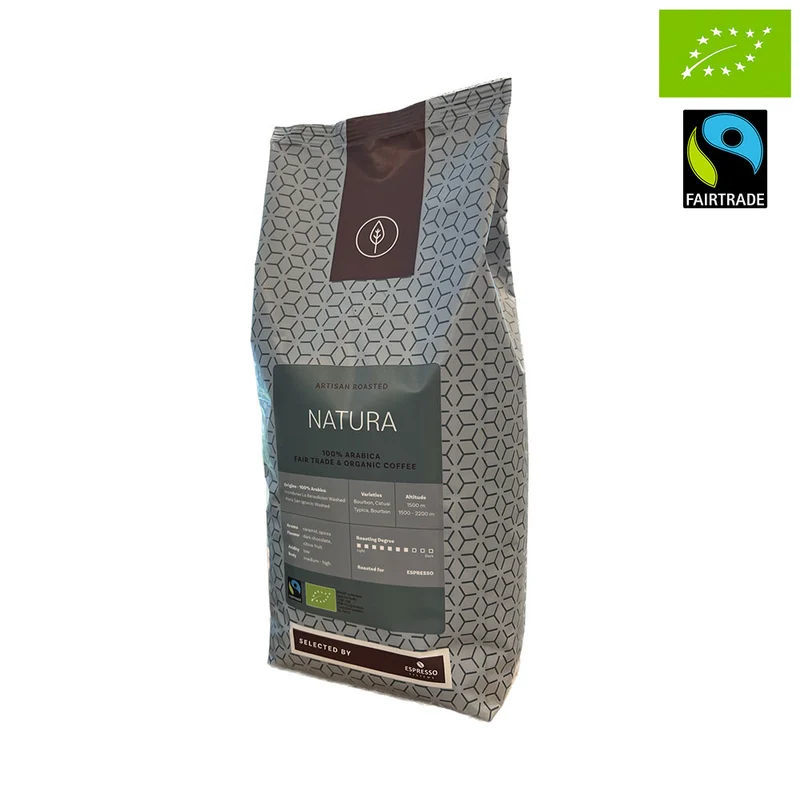 Natura Hele Bønner - Øko. + Fairtrade 1 kg.