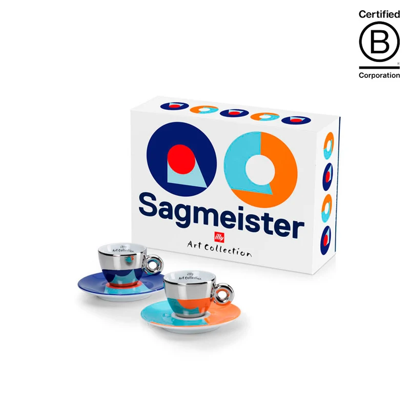Stefan Sagmeister espresso kopper - sæt af 2 stk.