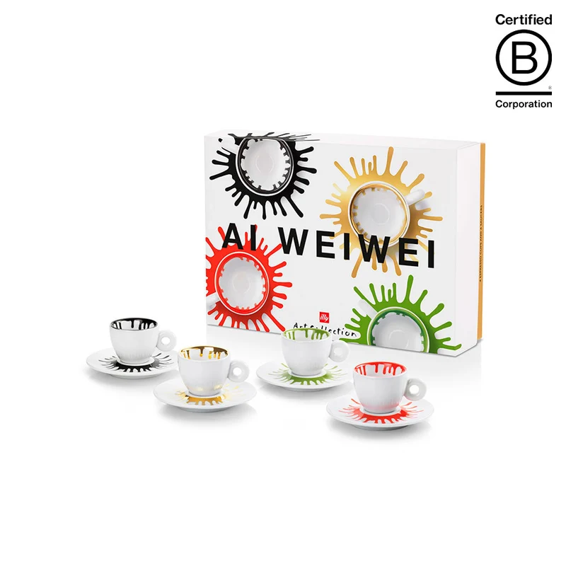 Ai Wei Wei espresso kopper - sæt af 4 stk.