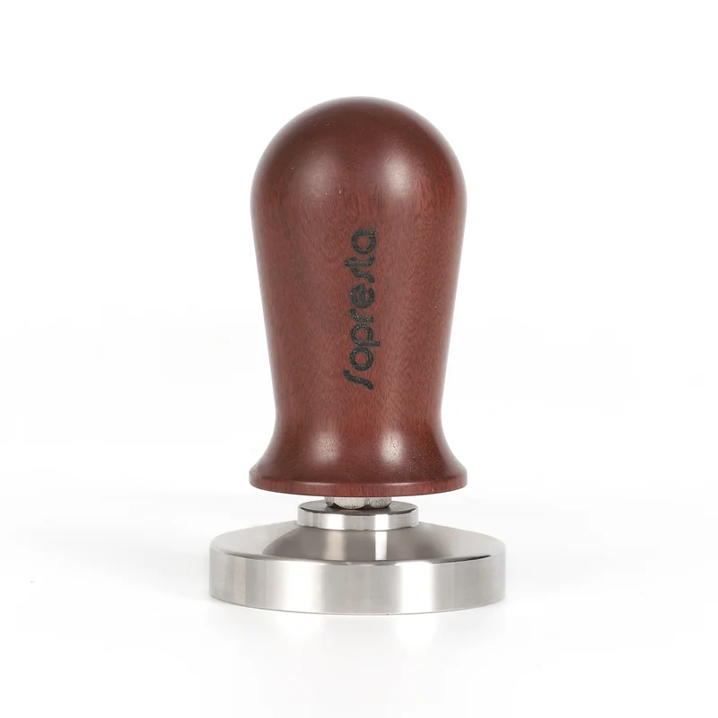 Sopresta 54mm Kalibreret Tamper med Valnød håndtag (Passer til Sage Barista serien)
