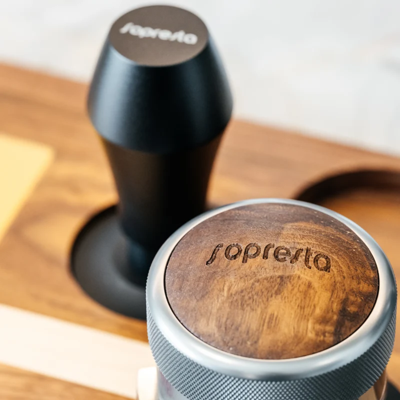 Sopresta Premium Tampermåtte Stor i Valnød & Birk