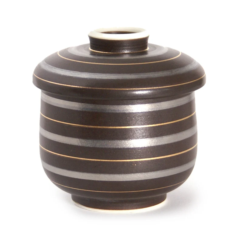 Chawanmushi-Kop - Stribet Mønster - 130 ml