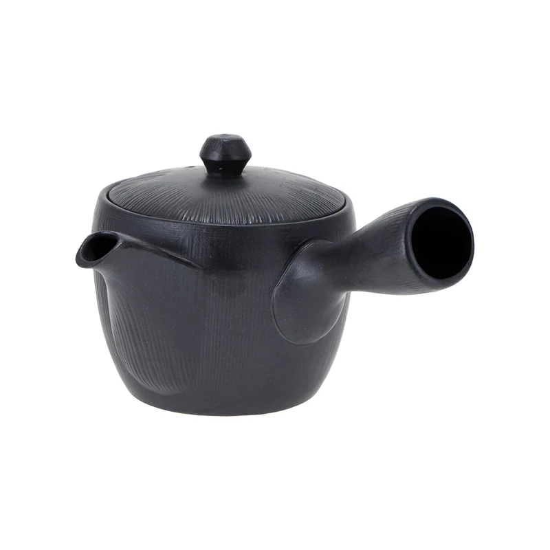 Materet-sort Glaseret Banko-Yaki Tekande, ca. 290 ml