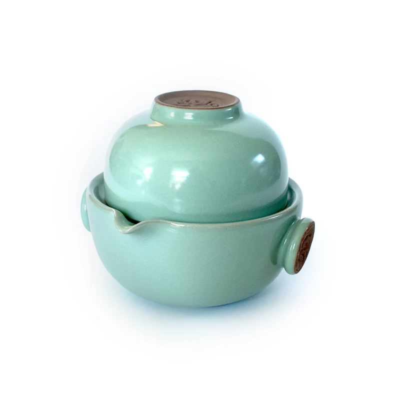 Tesæt i Porcelæn - Kande og Kop - 115 ml