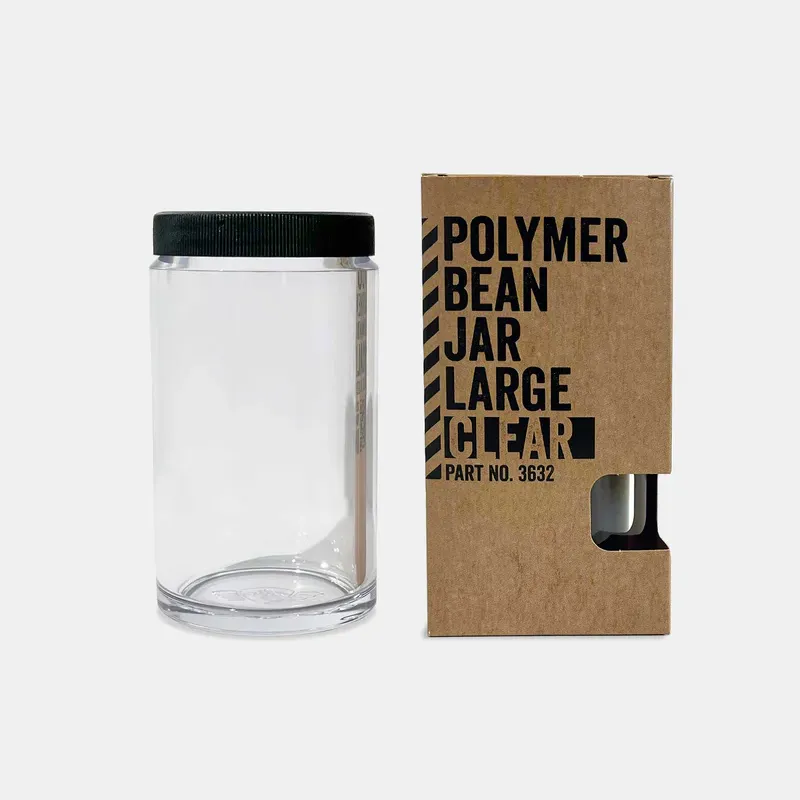Stor bønnebeholder inkl. - Polymer - Clear