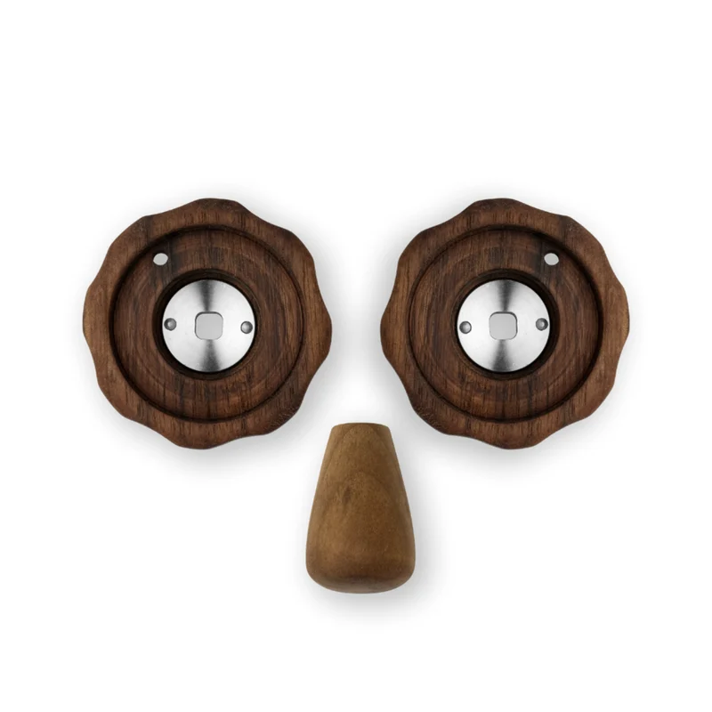 Knob set, valnød