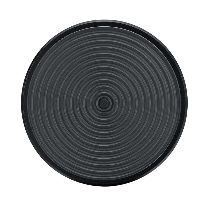 Tamper med fjeder V5 - 58.5mm titanium, rillet base