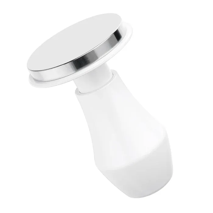 Tamper med fjeder V4 - 58.5mm, hvid