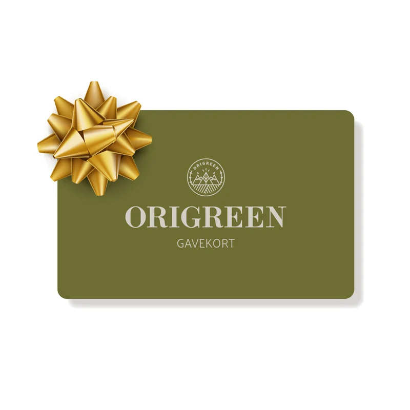 Gavekort til Origreen