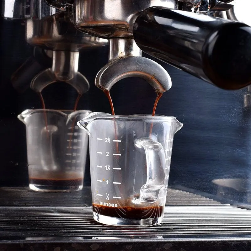 Sopresta Espresso Måleglas med Hank og Mål (70ML)