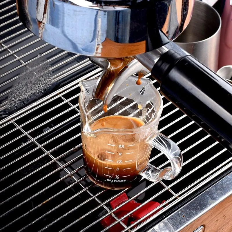 Sopresta Espresso Måleglas med Hank og Mål (70ML)