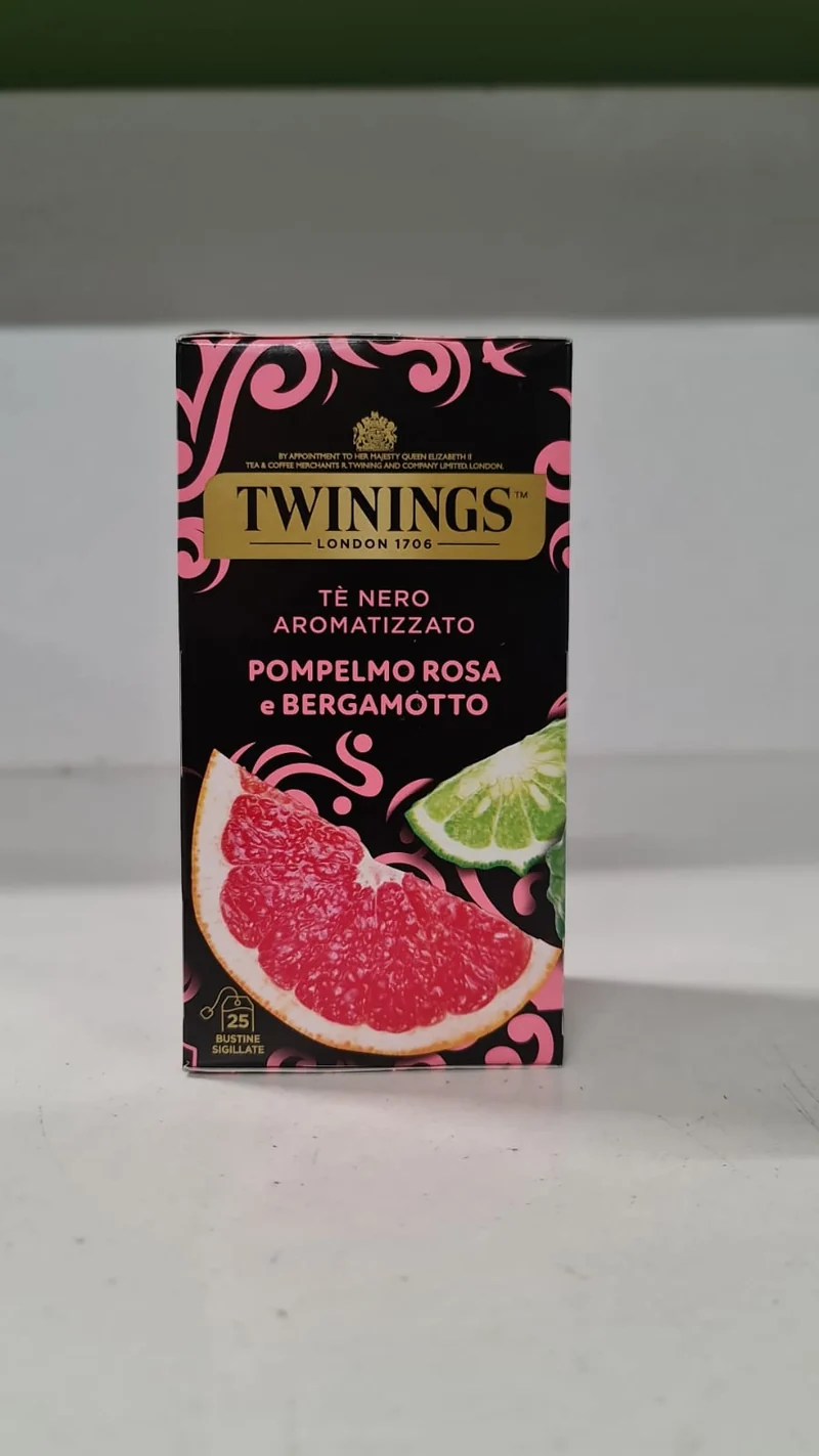 Tè nero aromatizzato Pompelmo Rosa e Bergamotto 25 filtri
