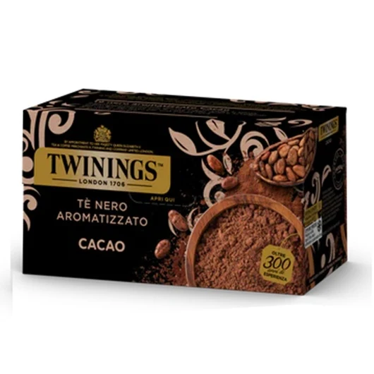 Tè nero aromatizzato Cacao 25 filtri