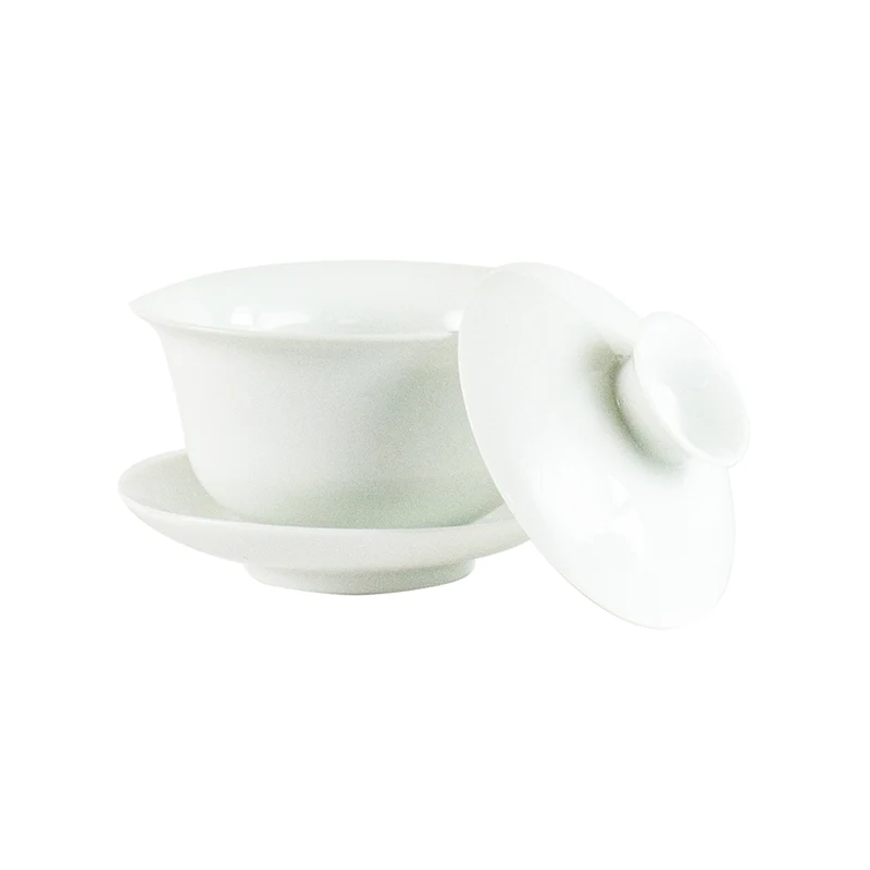 Gaiwan i Hvid Porcelæn 160 ml