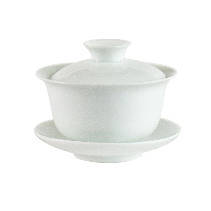 Gaiwan i Hvid Porcelæn 160 ml