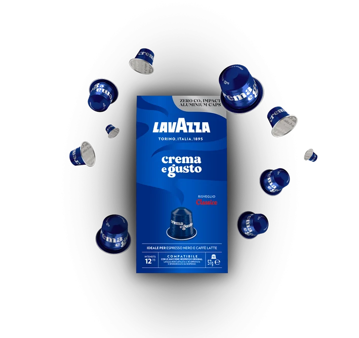 Caffè capsule Nespresso * compatibili Crema e Gusto 10 cps
