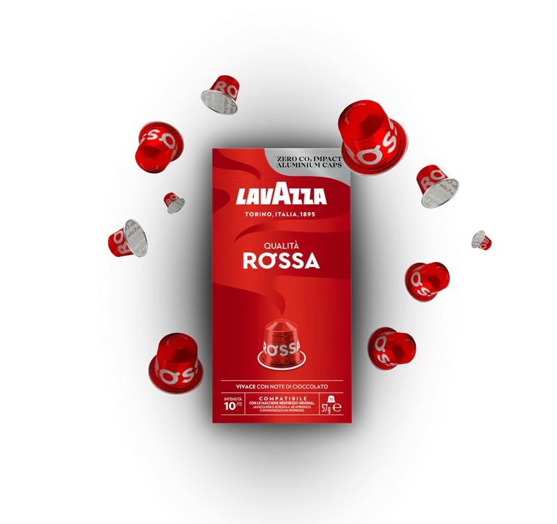 Caffè capsule Nespresso * compatibili qualità Rossa 10 capsule