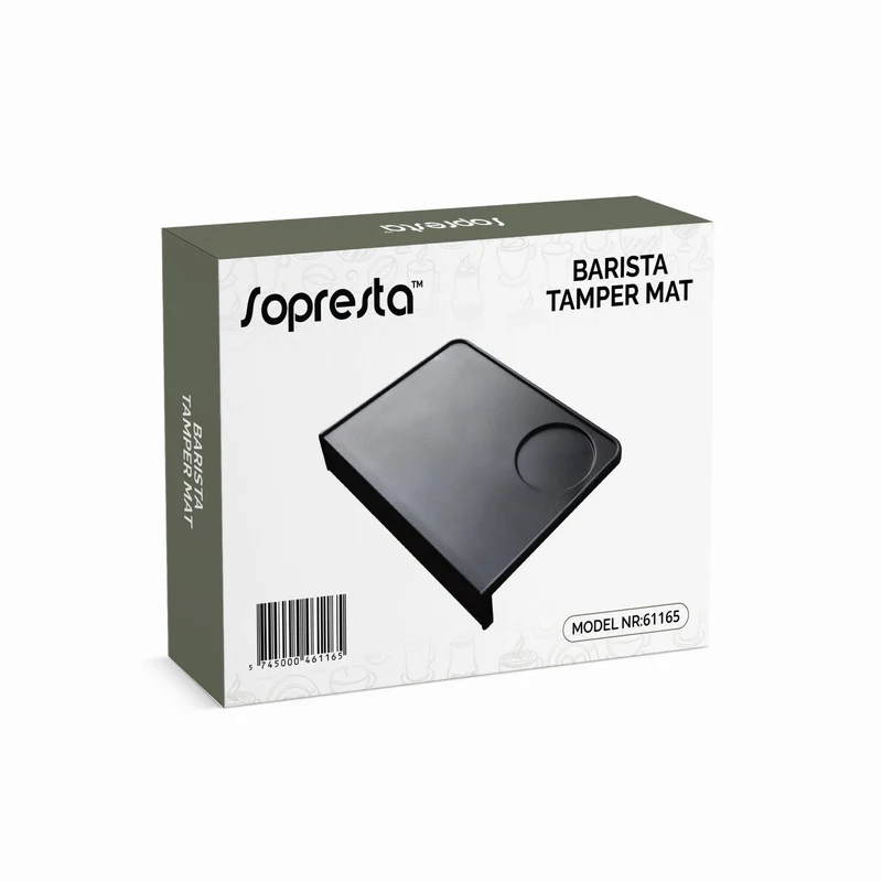 Sopresta Tampermåtte med Kant - Sort