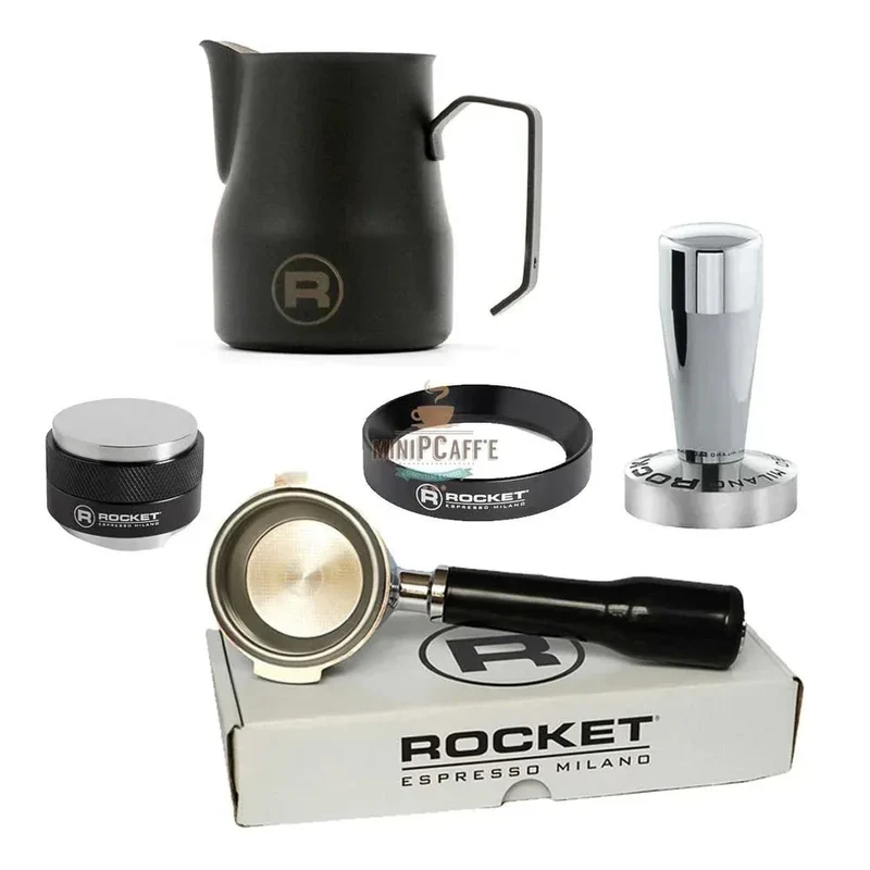 Rocket Espresso 5 Piece Black Barista Tool Set