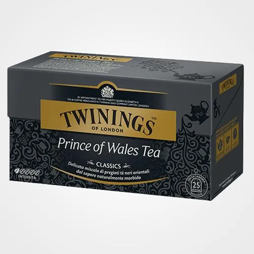 Tè nero Prince of Wales Classic 25 filtri