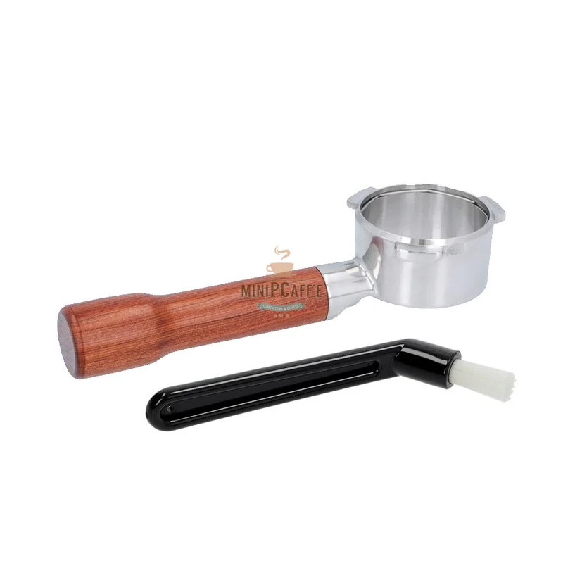 Breville Bottomless Portafilter with Wooden Handle