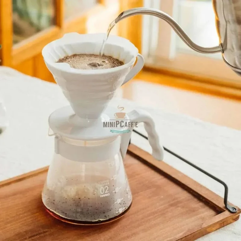 Hario V60 Pour Over Starter Kit Pale Grey
